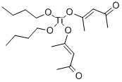 TITANIUM DI-N-BUTOXIDE (BIS-2,4-PENTANEDIONATE) Structure