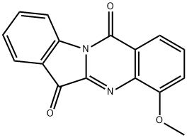 Indolo[2,1-b]quinazoline-6,12-dione,  4-methoxy- 结构式