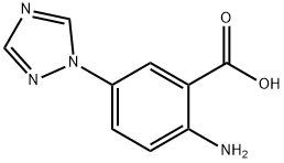 Benzoic acid, 2-amino-5-(1H-1,2,4-triazol-1-yl)- (9CI),169045-02-7,结构式