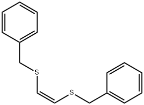 CIS-1,2-ビス(ベンジルチオ)エチレン 化学構造式