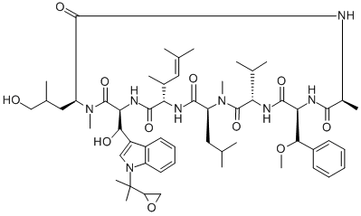 Cyclomarin A Structure