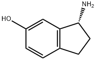 R-(-)-6-hydroxy-1-aminoindan Structure