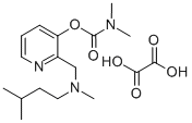 2-((Isopentylmethylamino)methyl)-3-pyridinol dimethylcarbamate oxalate,169128-35-2,结构式