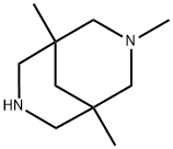 1,3,5-トリメチル-3,7-ジアザビシクロ[3.3.1]ノナン 化学構造式