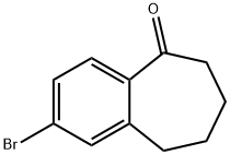 2-BROMO-6,7,8,9-TETRAHYDRO-BENZOCYCLOHEPTEN-5-ONE Struktur