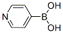 Pyridine-4-BoronicAcid 化学構造式