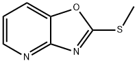 2-甲硫基噁唑[4,5-B]吡啶,169205-95-2,结构式