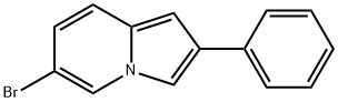6-溴-2-苯基吲哚嗪, 169210-37-1, 结构式