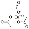 Europium acetate Struktur