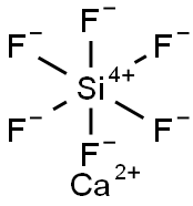 ヘキサフルオロけい酸カルシウム 化学構造式
