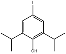 4-碘-2,6-二异丙基苯酚,169255-48-5,结构式
