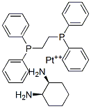 (1,2-Bis(diphenylphosphino)ethane)(cis-1,2-diaminocyclohexane)platinum (II) Structure