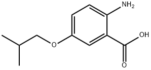 Benzoic acid, 2-amino-5-(2-methylpropoxy)- (9CI) Structure