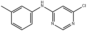 6-Chloro-N-(3-methylphenyl)-4-pyrimidinamine,169286-83-3,结构式