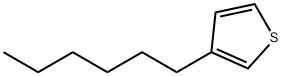3-Hexylthiophene Struktur