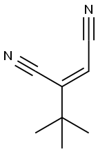 顺式-2-叔丁基-2-丁烯二腈 结构式