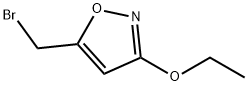 Isoxazole, 5-(bromomethyl)-3-ethoxy- (9CI) Structure