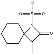 1-Chlorosulfonyl-3-methyl-1-azaspiro[3.5]nonan-2-one Struktur