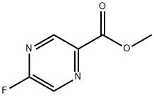 Pyrazinecarboxylic acid, 5-fluoro-, methyl ester (9CI) Structure