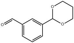 Benzaldehyde, 3-(1,3-dioxan-2-yl)- (9CI) 结构式