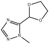 1H-1,2,4-Triazole,  5-(1,3-dioxolan-2-yl)-1-methyl- Structure
