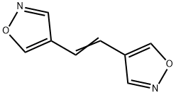 Isoxazole, 4,4-(1,2-ethenediyl)bis- (9CI) 化学構造式