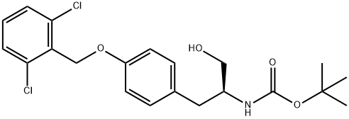 BOC-(S)-2-AMINO-3-[4-(2,6(DICHLOROPHENYL)METHOXY)PHENYL]-1-PROPANOL|BOC-(S)-2-AMINO-3-[4-(2,6(DICHLOROPHENYL)METHOXY)PHENYL]-1-PROPANOL