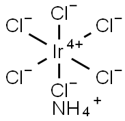 氯铱酸铵,16940-92-4,结构式