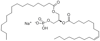 1-PALMITOYL-2-OLEOYL-SN-GLYCERO-3-인산염(모노소듐염)