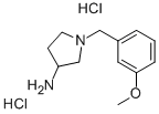 1-(3-METHOXY-BENZYL)-PYRROLIDIN-3-YLAMINE DIHYDROCHLORIDE Structure