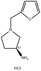 1-FURAN-2-YLMETHYL-PYRROLIDIN-3-YLAMINE DIHYDROCHLORIDE 化学構造式