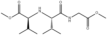 Glycine, N-[N-[1-(methoxycarbonyl)-2-methylpropyl]-L-valyl]-, methyl ester, (S)- (9CI) Struktur