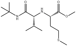 L-Methionine, N-[1-[[(1,1-dimethylethyl)amino]carbonyl]-2-methylpropyl]-, methyl ester, (R)- (9CI),169453-35-4,结构式