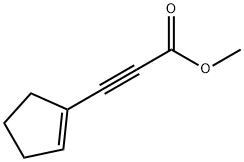 2-Propynoic acid, 3-(1-cyclopenten-1-yl)-, methyl ester (9CI) 结构式