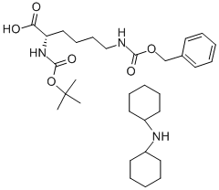 N6-[(Benzyloxy)carbonyl]-N2-[(tert-butoxy)carbonyl]-L-lysin, Verbindung mit Dicyclohexylamin (1:1)