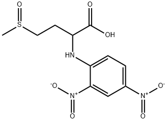 N-2,4-二硝基苯基-DL-蛋氨酸亚砜, 1695-02-9, 结构式