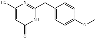 2-(4-METHOXYBENZYL)-4,6-PYRIMIDINEDIOL 化学構造式