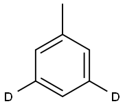 TOLUENE-3,5-D2 结构式