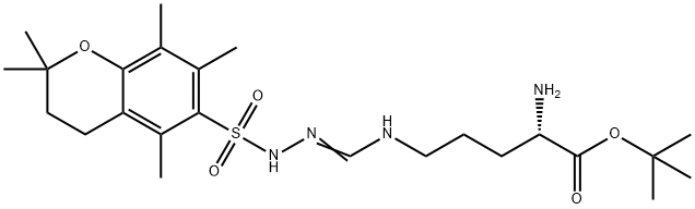 H-ARG(PMC)-OTBU(FREE BASE) Structure