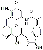 7-Descarbamoyl 17-Amino Geldanamycin 化学構造式