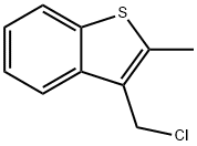 3-CHLOROMETHYL-2-METHYLBENZOTHIOPHENE Structure