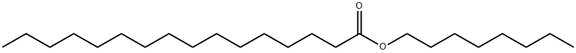 パルミチン酸オクチル 化学構造式