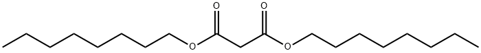 マロン酸ジオクチル 化学構造式