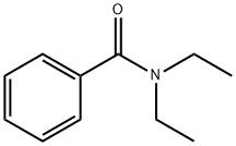 N,N-ジエチルベンズアミド 化学構造式