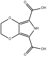 3,4-亚乙基二吡咯-2,5-二羧酸 结构式