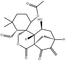 香茶菜属醛, 16964-56-0, 结构式
