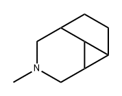 3-メチル-3-アザトリシクロ[6.1.0.05,9]ノナン 化学構造式