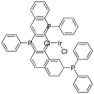 dichlorohydrotris(triphenylphosphine)iridium Struktur