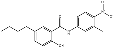 5-Butyl-3'-methyl-4'-nitrosalicylanilide|