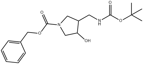 169750-71-4 3-[[(叔丁氧羰基)氨基]甲基]-4-羟基-1-吡咯烷羧酸苯甲酯
